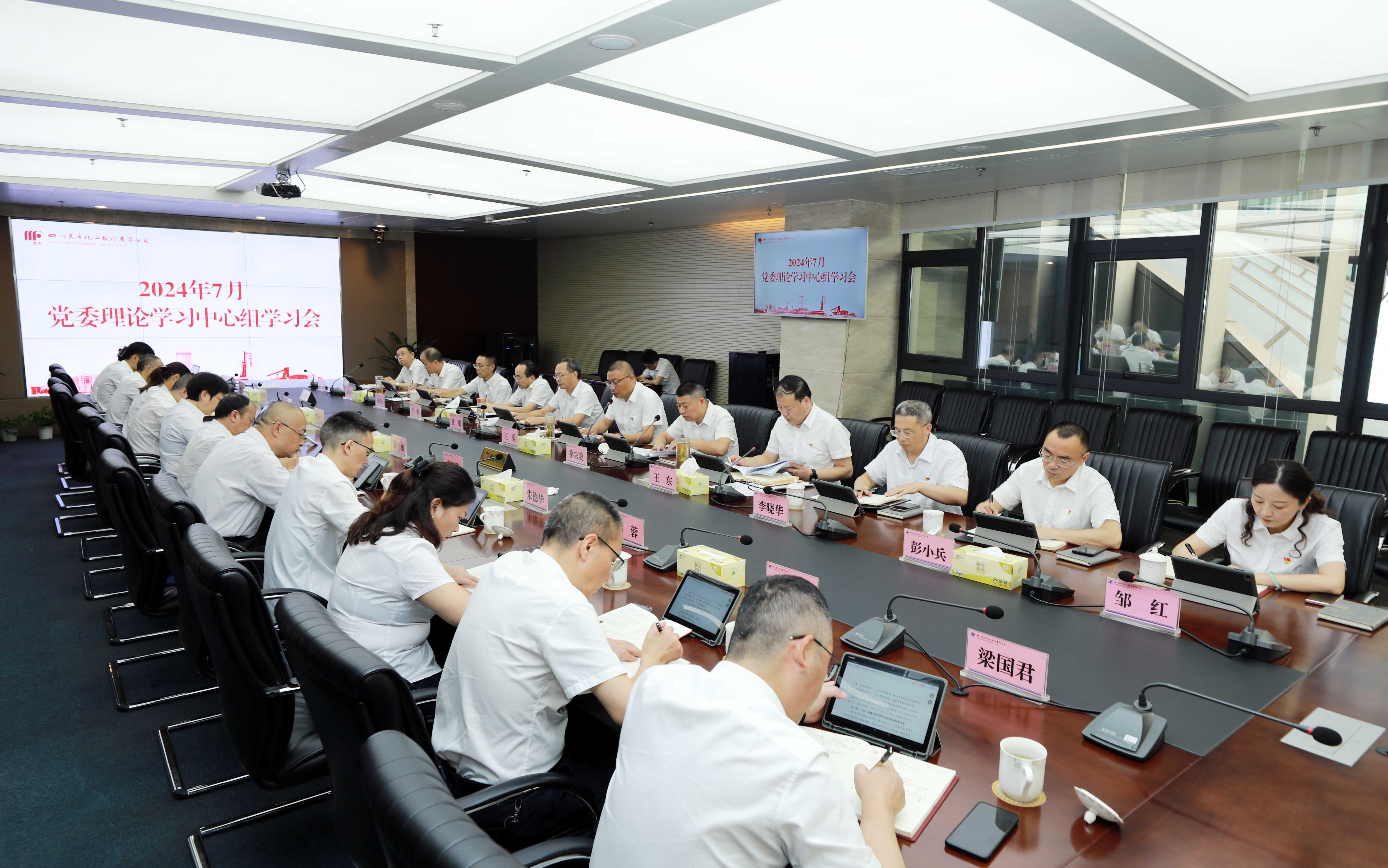 公司专题学习党的二十届三中全会精神